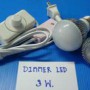 DIMMER LED AC220V (3W) พร้อมหลอด LED 3W 0